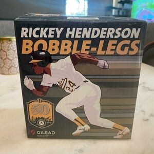 Oakland A’s Ricky Henderson Bobble-Legs 2018